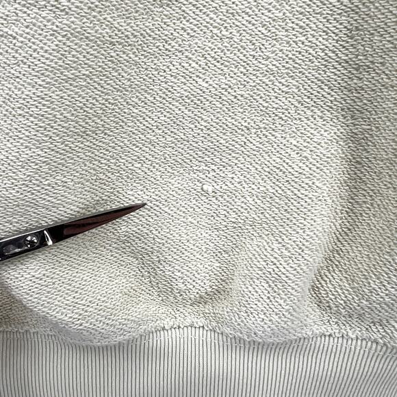 MADHAPPY Rainbow Cropped Crewneck Sweatshirt Womens Small Pale Green Pullover - Picture 13 of 15